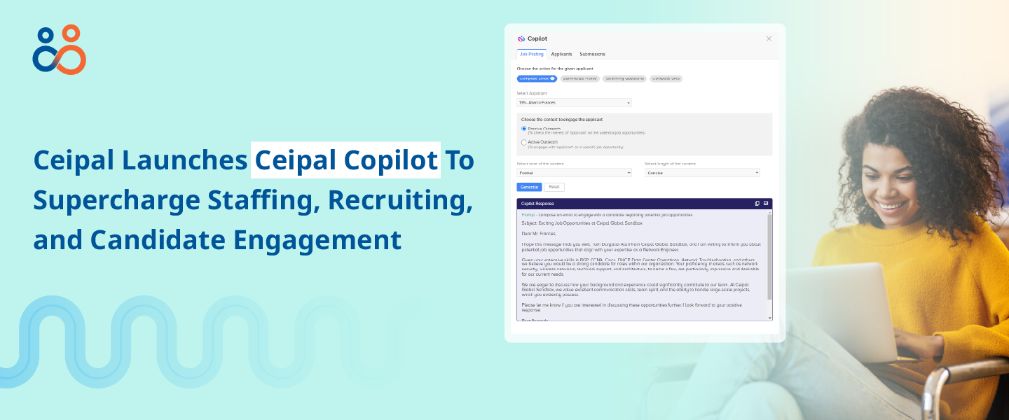 Ceipal Launches Ceipal Copilot To Supercharge Staffing, Recruiting, and Candidate Engagement
